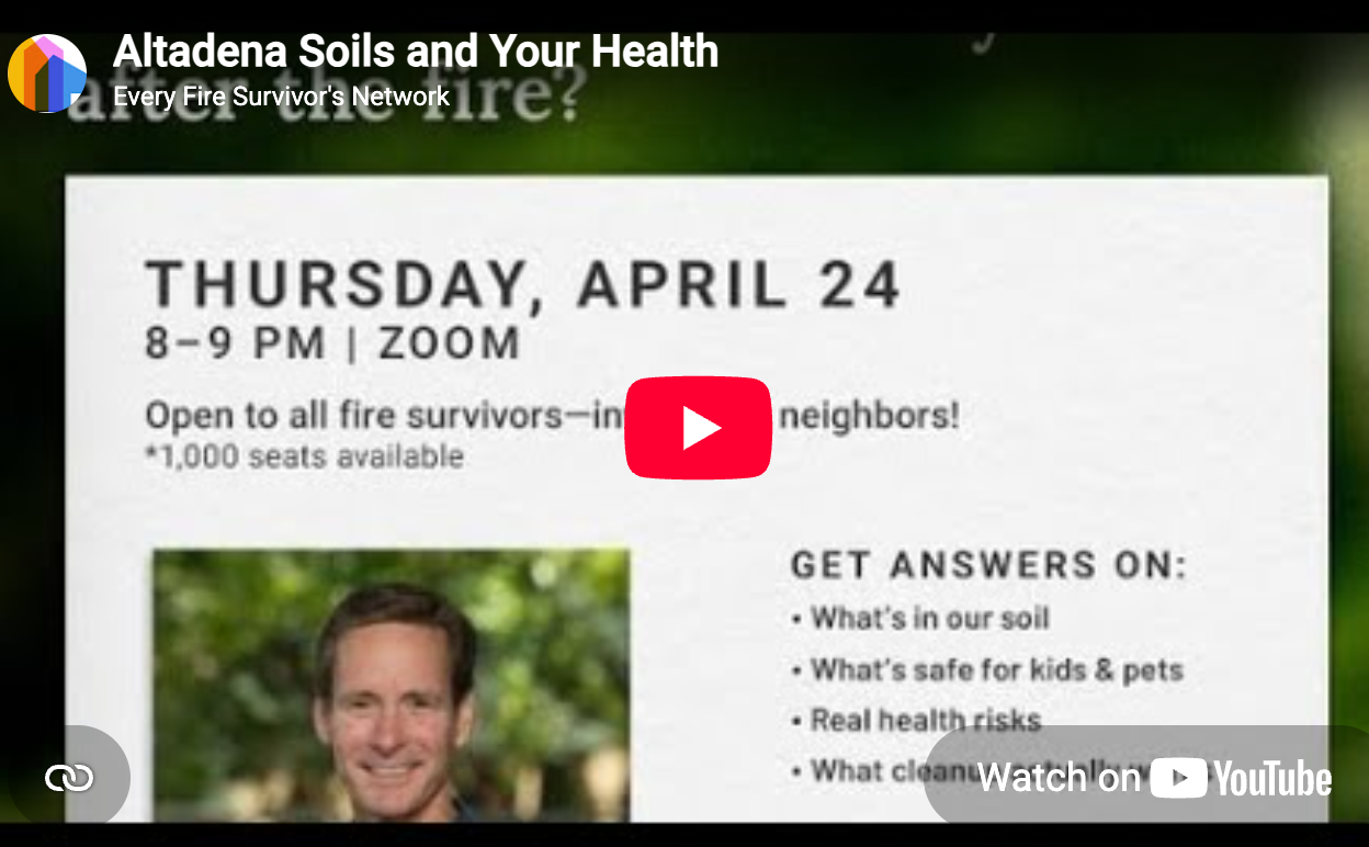 Altadena Soils and Your Health