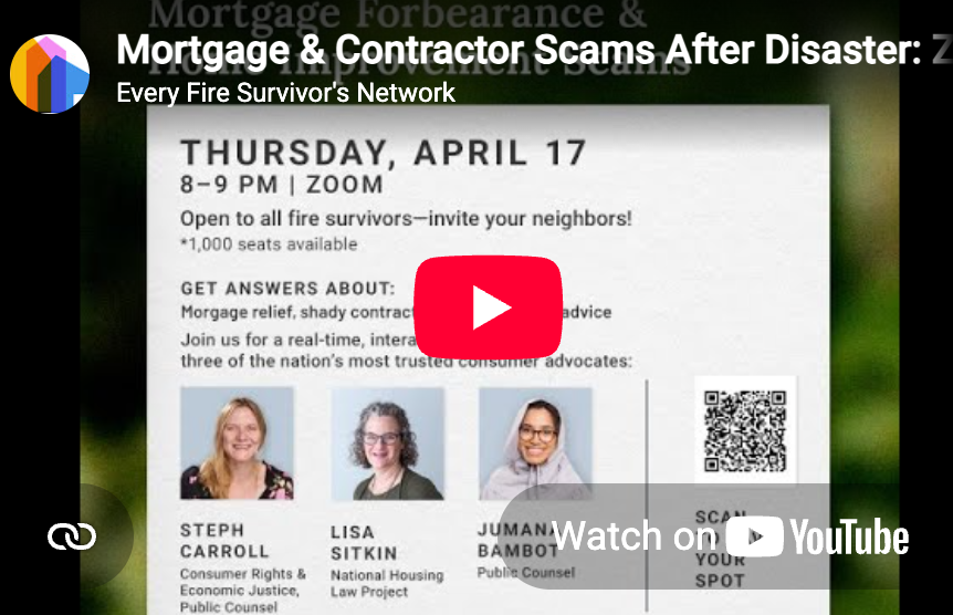 Mortgage Forbearance &amp;Contractor Scams: </span>Q&amp;A with Legal Experts</span>