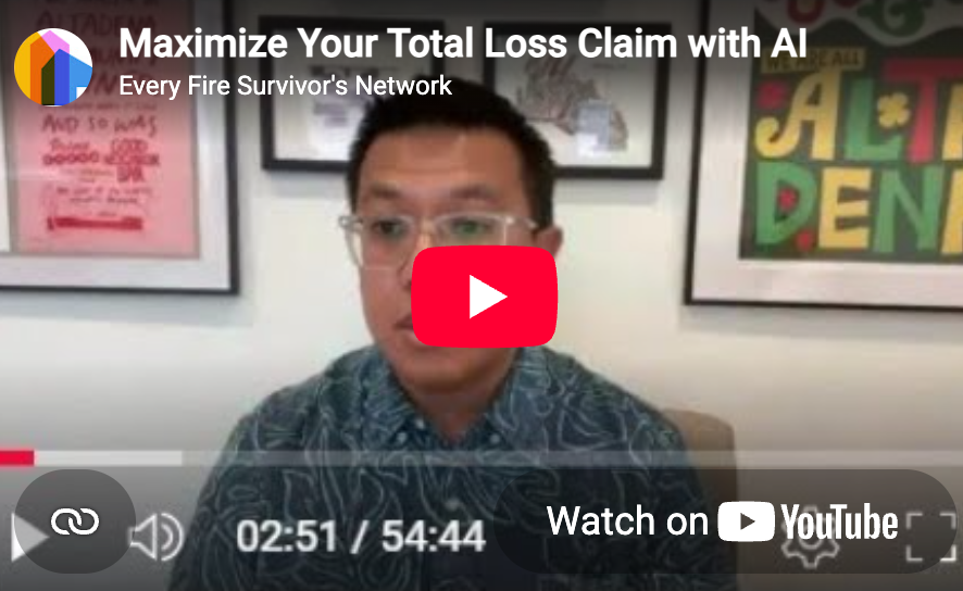 Use AI to Maximize Your Claim - Especially for Total Loss Survivors