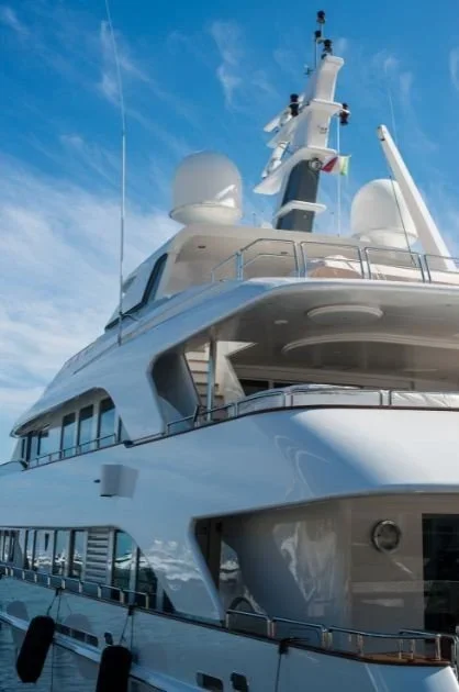 Luxury yacht, cited as an example of where survivor recovery funds may be misallocated