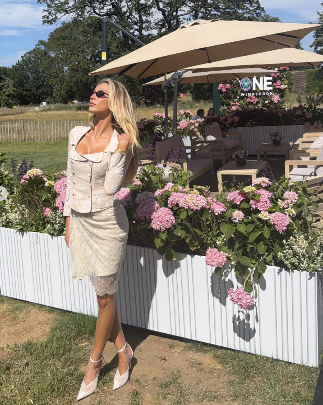 Alix Earle at Wimbledon
