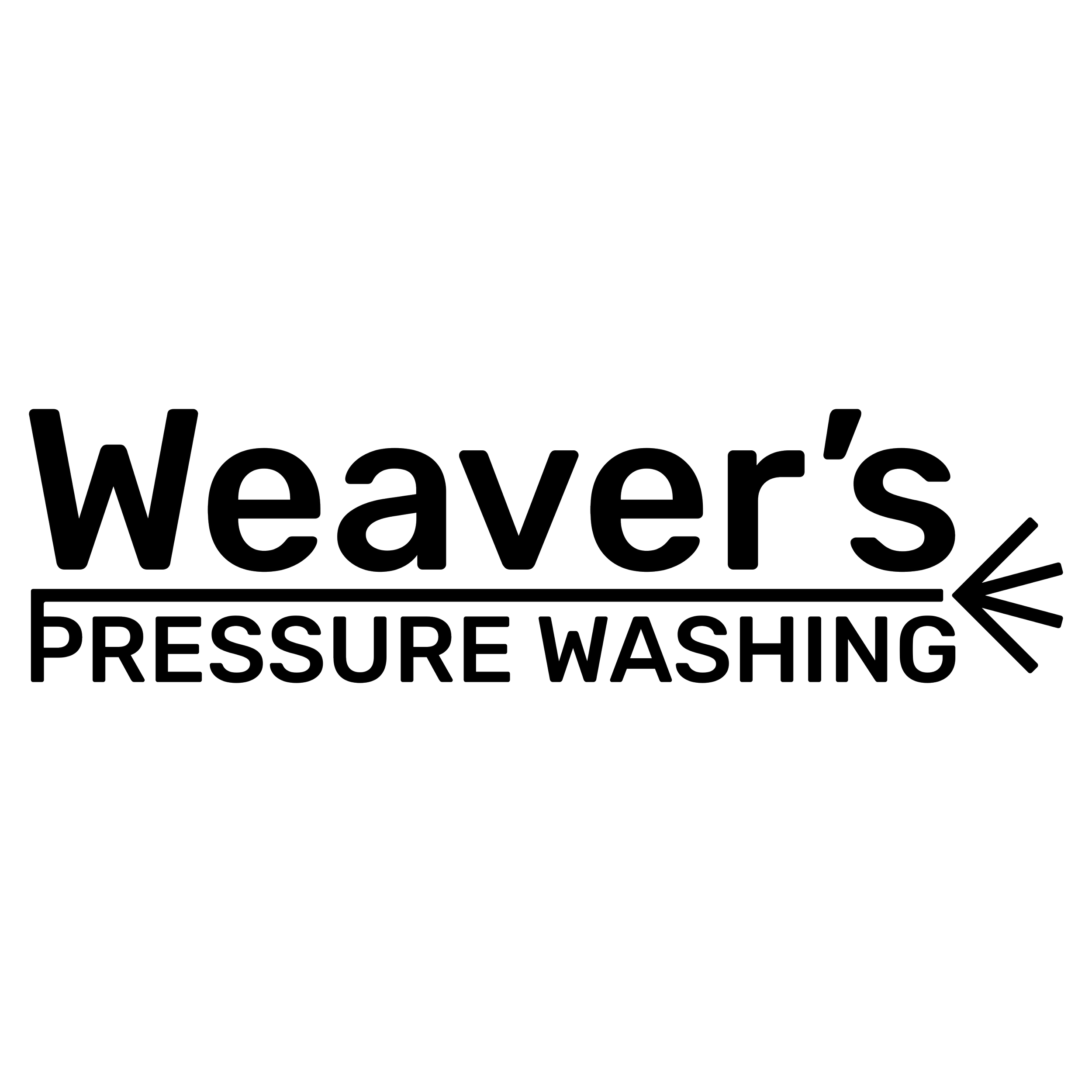 Weaver_s Pressure Washing_Full Logo - Digital - Black.png