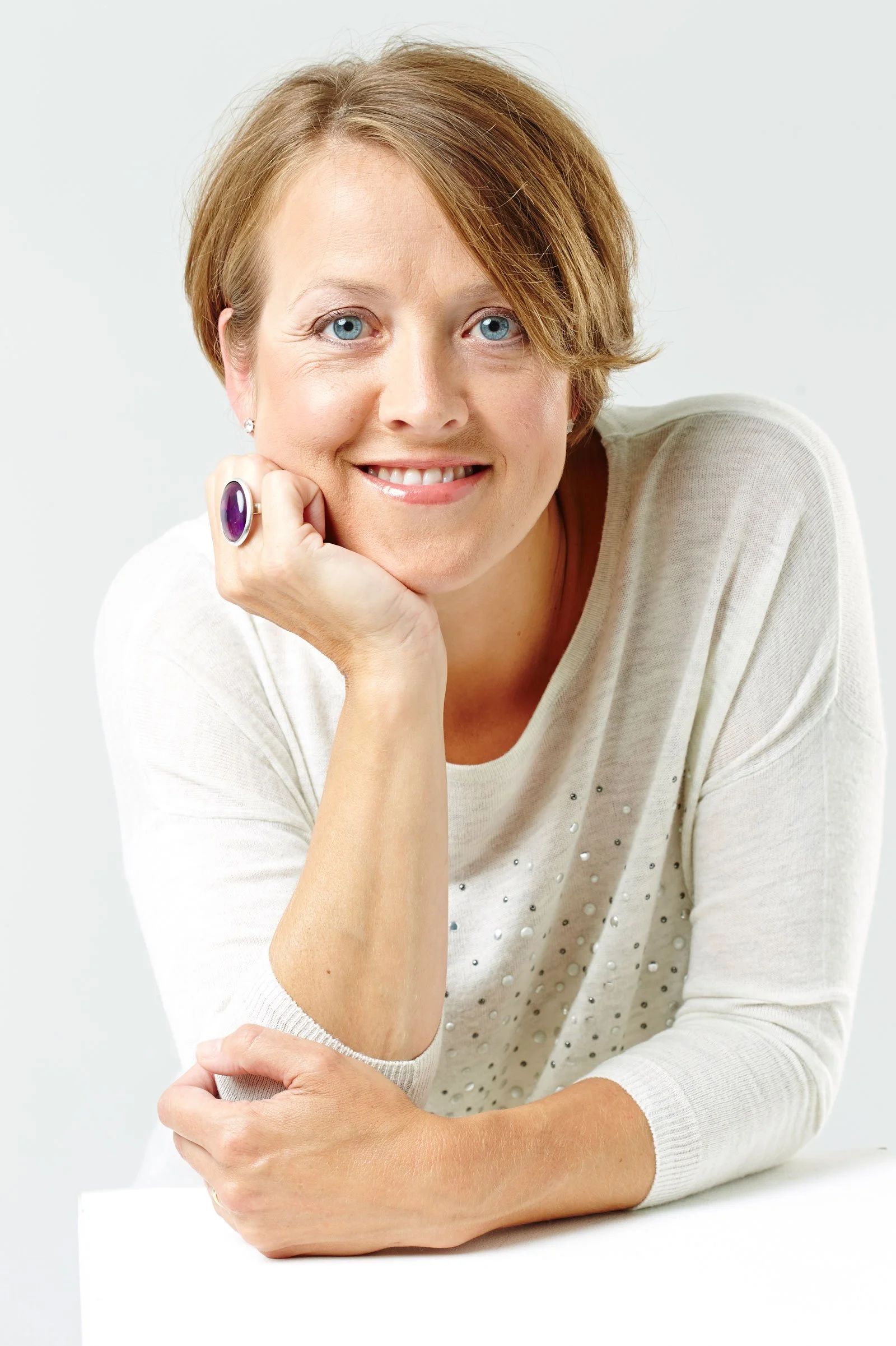 Professional corporate staff headshot taken at a studio in Manchester