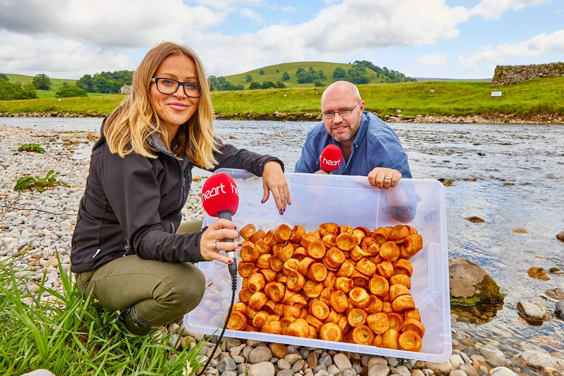 PR photography for Heart FM in the Yorkshire Dales by corporate PR photographer Dave Phillips