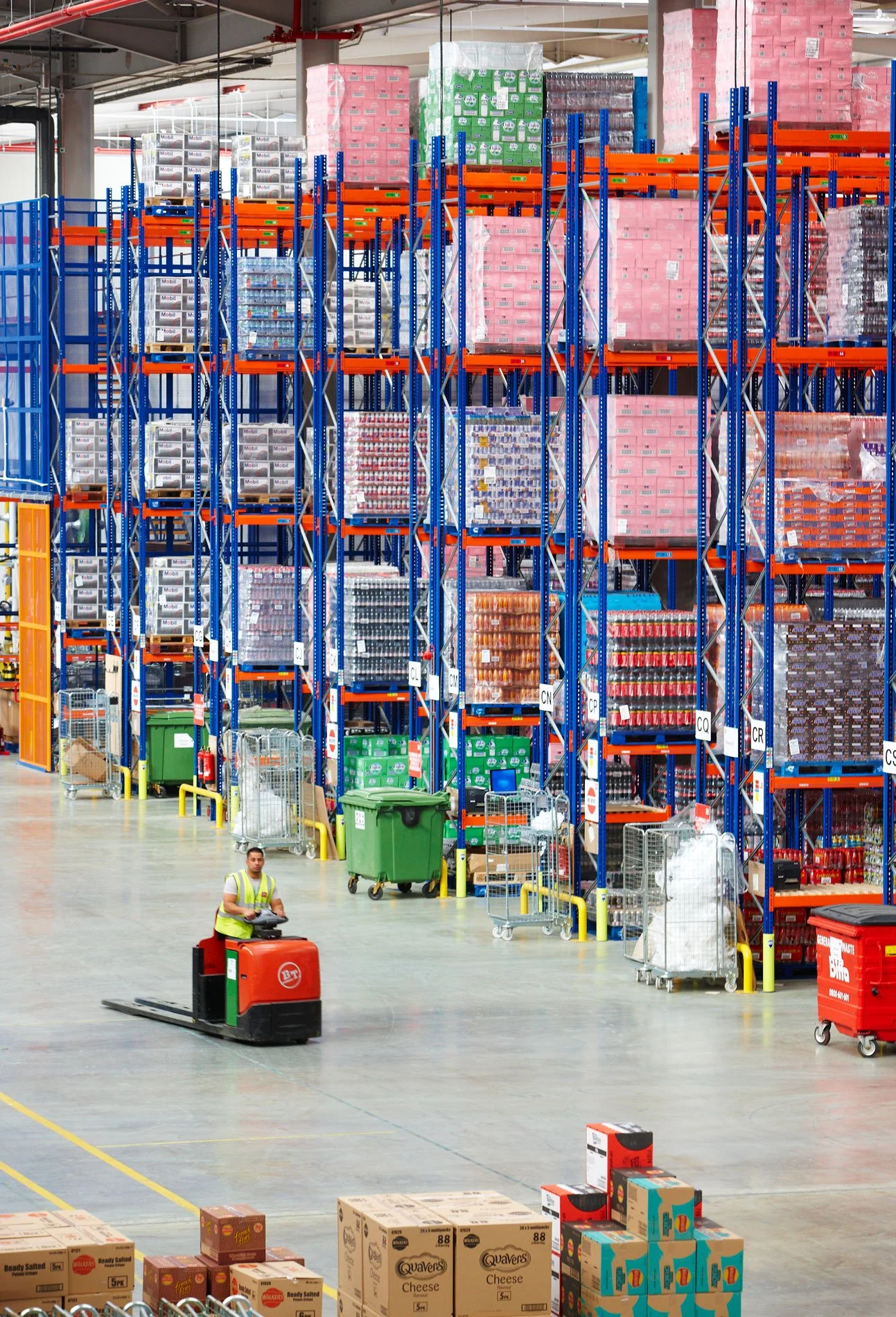 Industrial architectural interior photography at a warehouse in Manchester