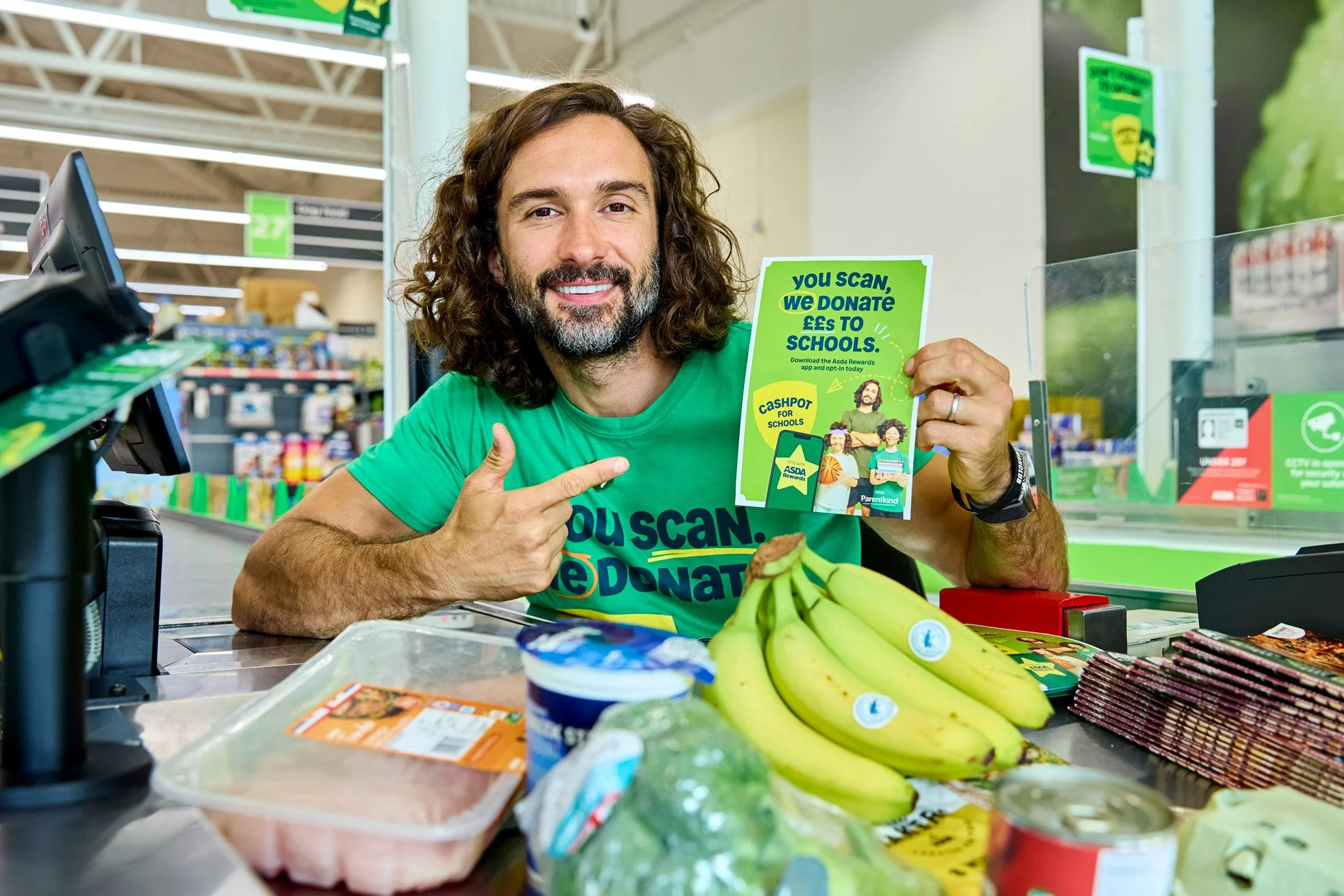 Corporate PR campaign photography for a national supermarket chain with national treasure Joe Wicks