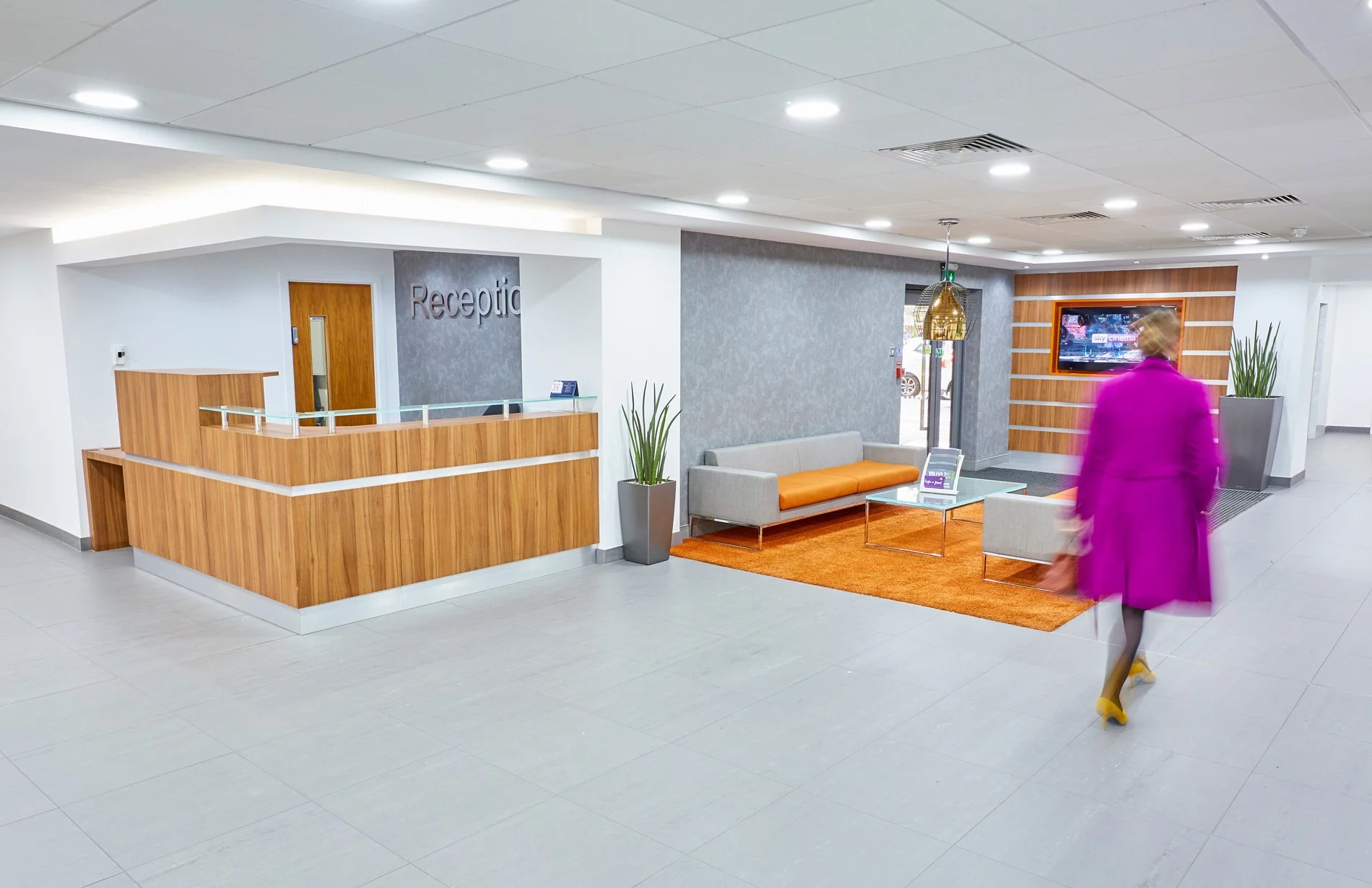 Commercial architectural photography of buildings for rent in a business park in Cheshire by Manchester based commercial photographer Dave Phillips