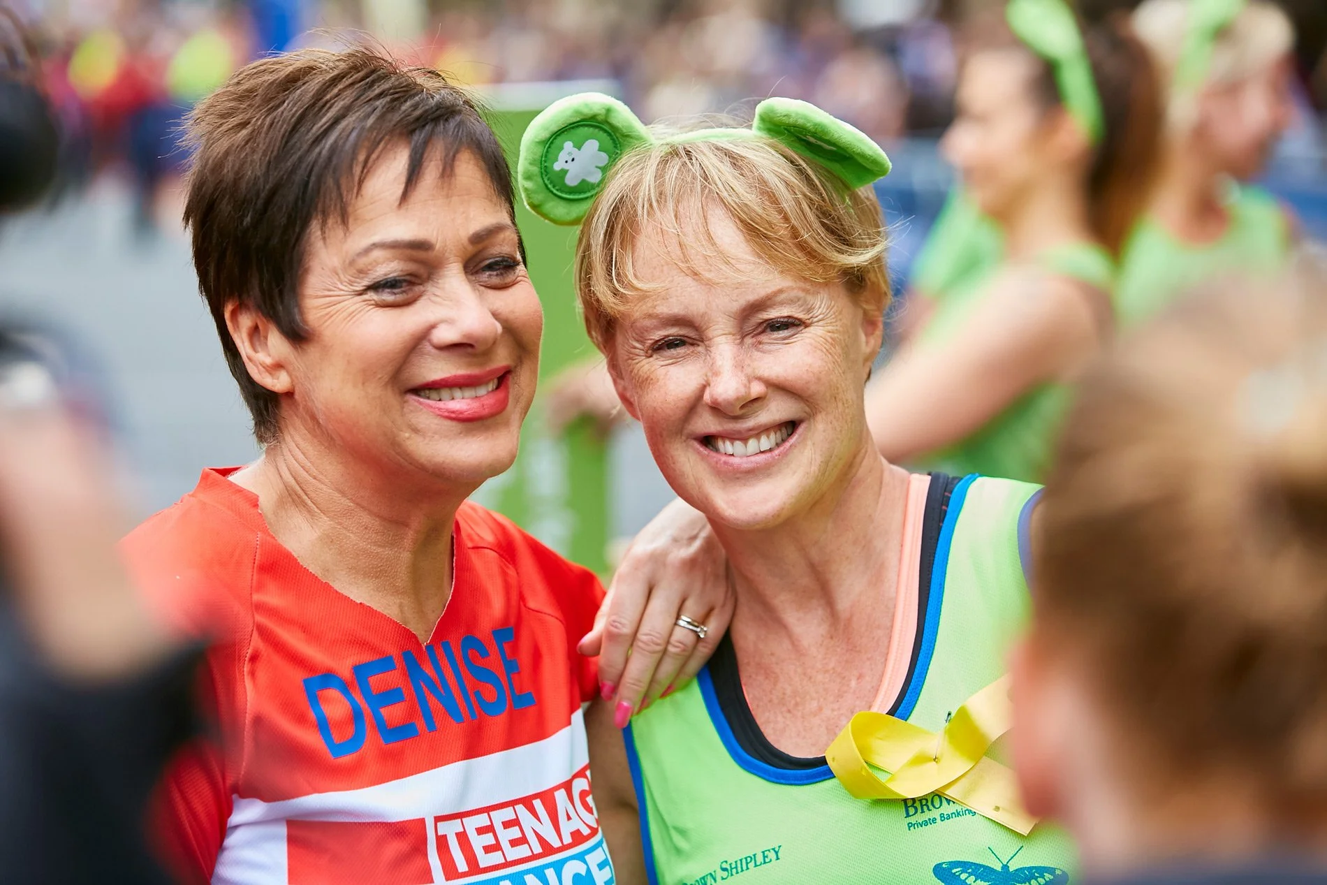 PR photography for Manchester run with local celebrities