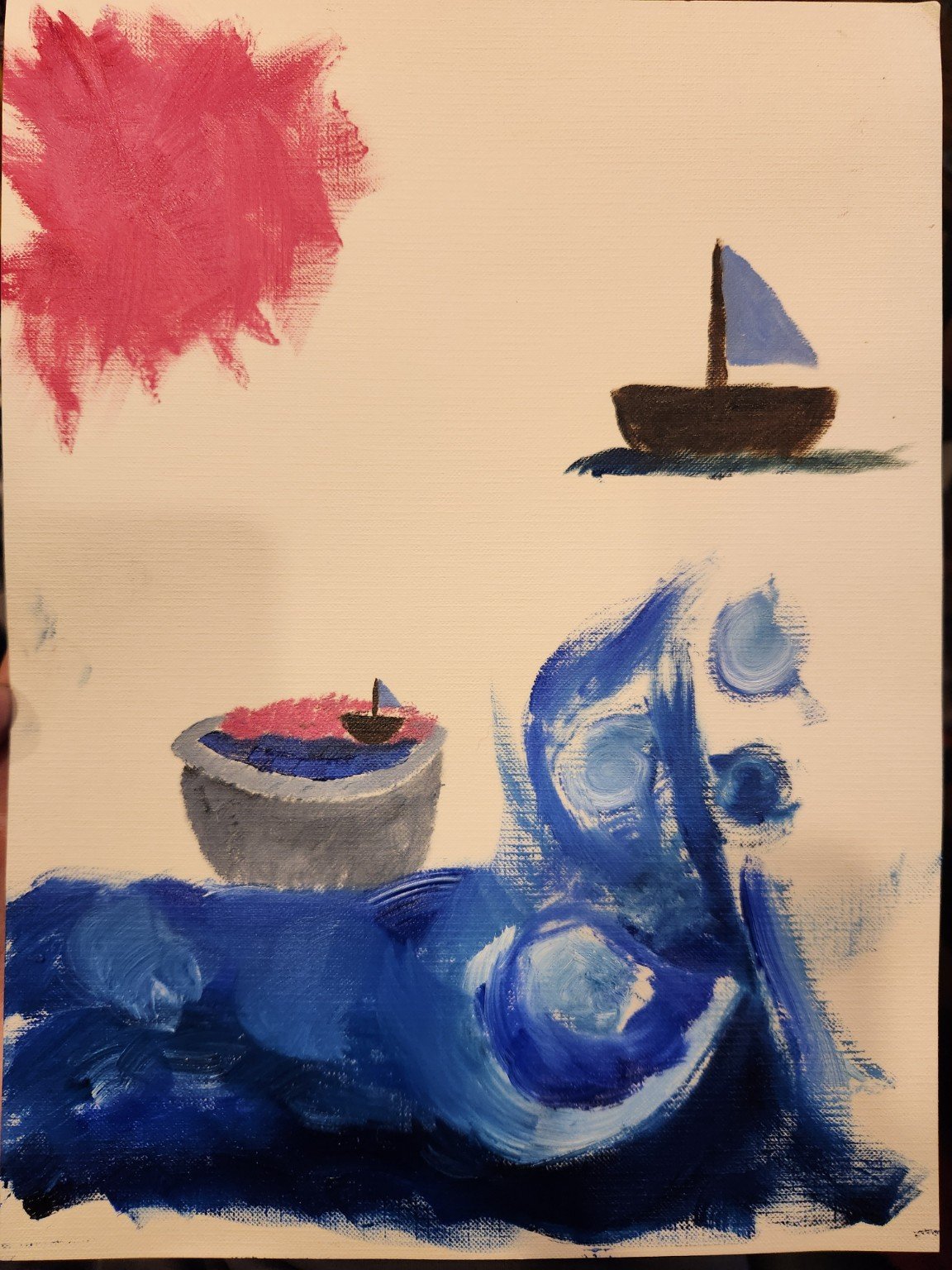 Early concept painting created during the development of the Mr. Bubbles campaign.