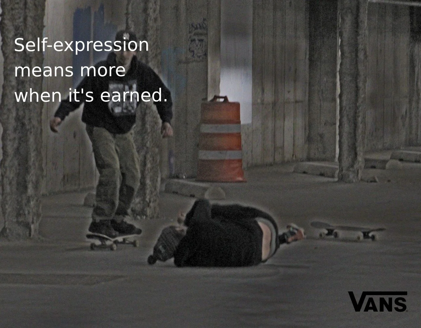 Vans campaign photography at skate park.