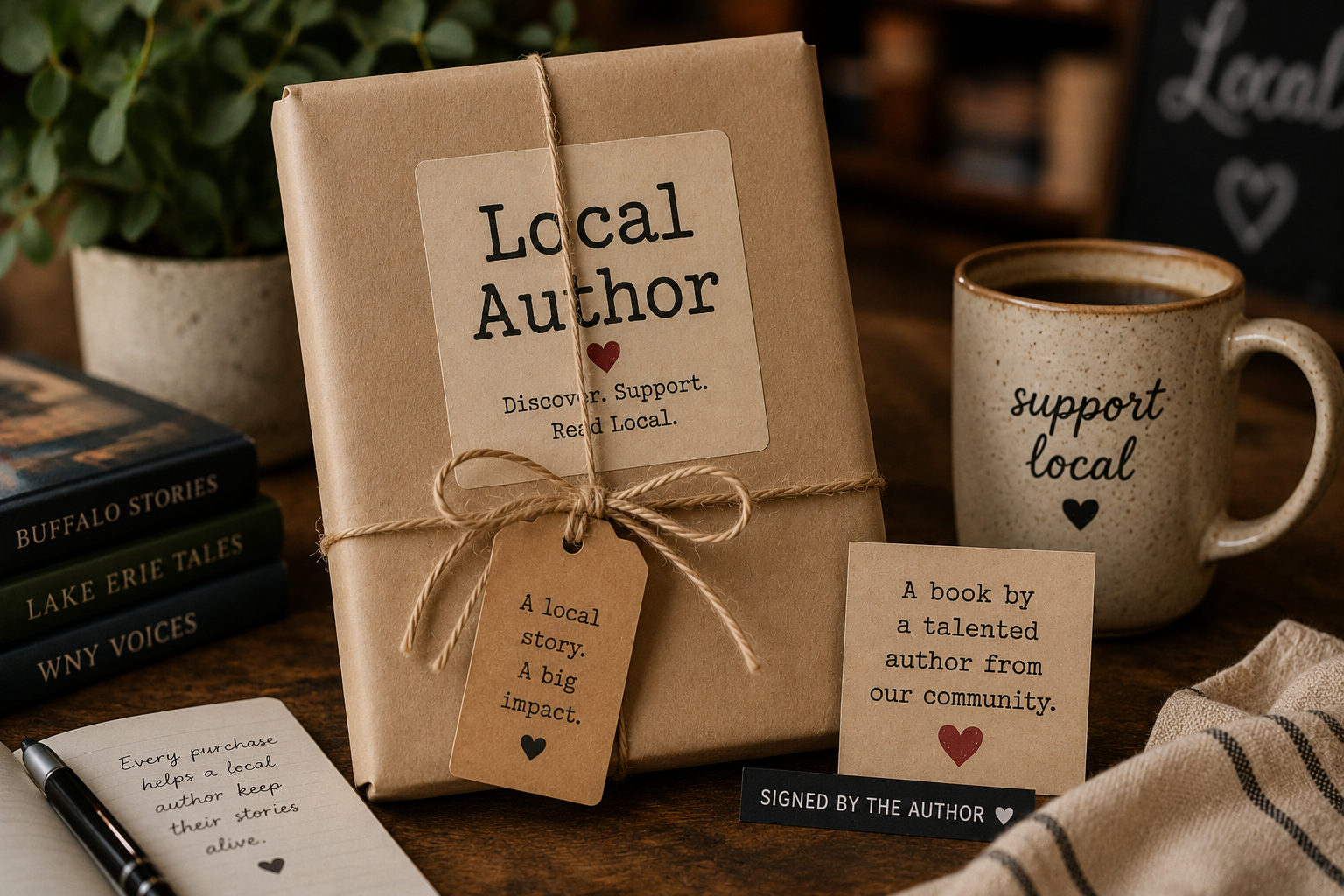 Local Author Blind Date with a Book (One-Time Purchase)