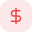 red dollar sign