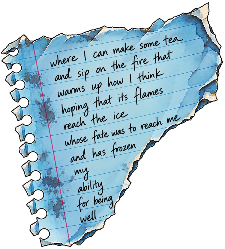 A torn note