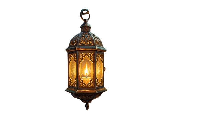 Violet glowing lantern