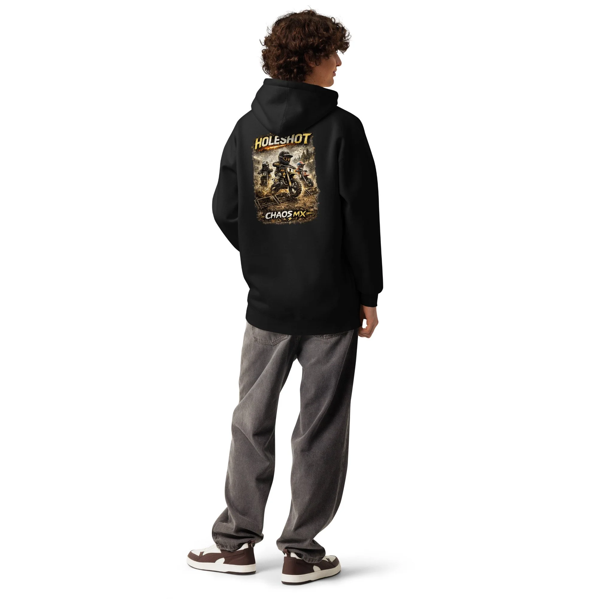 Holeshot- Unisex Heavyweight Hooded Sweatshirt | Independent Trading Co. IND4000