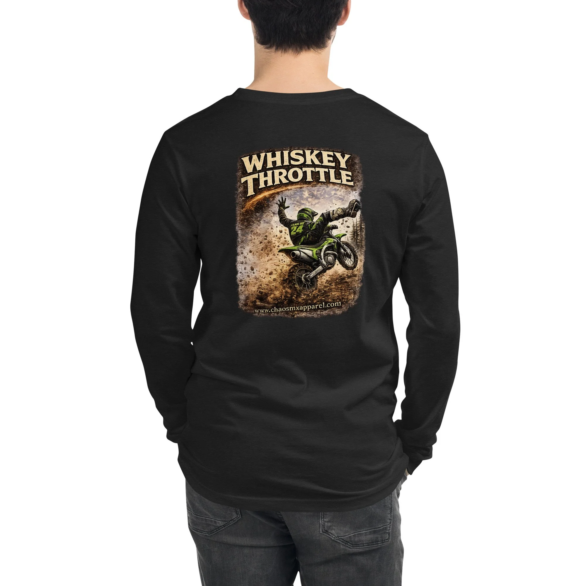 Whiskey Throttle-Unisex Long Sleeve Tee