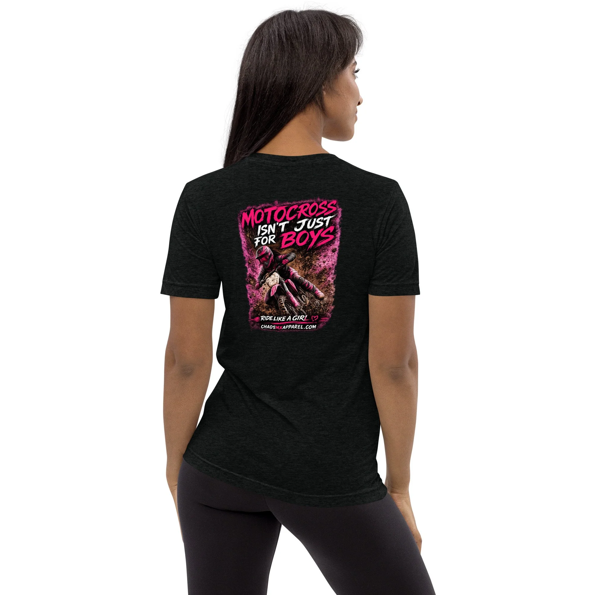 Motocross Isn't Just For Boys- Short sleeve t-shirt
