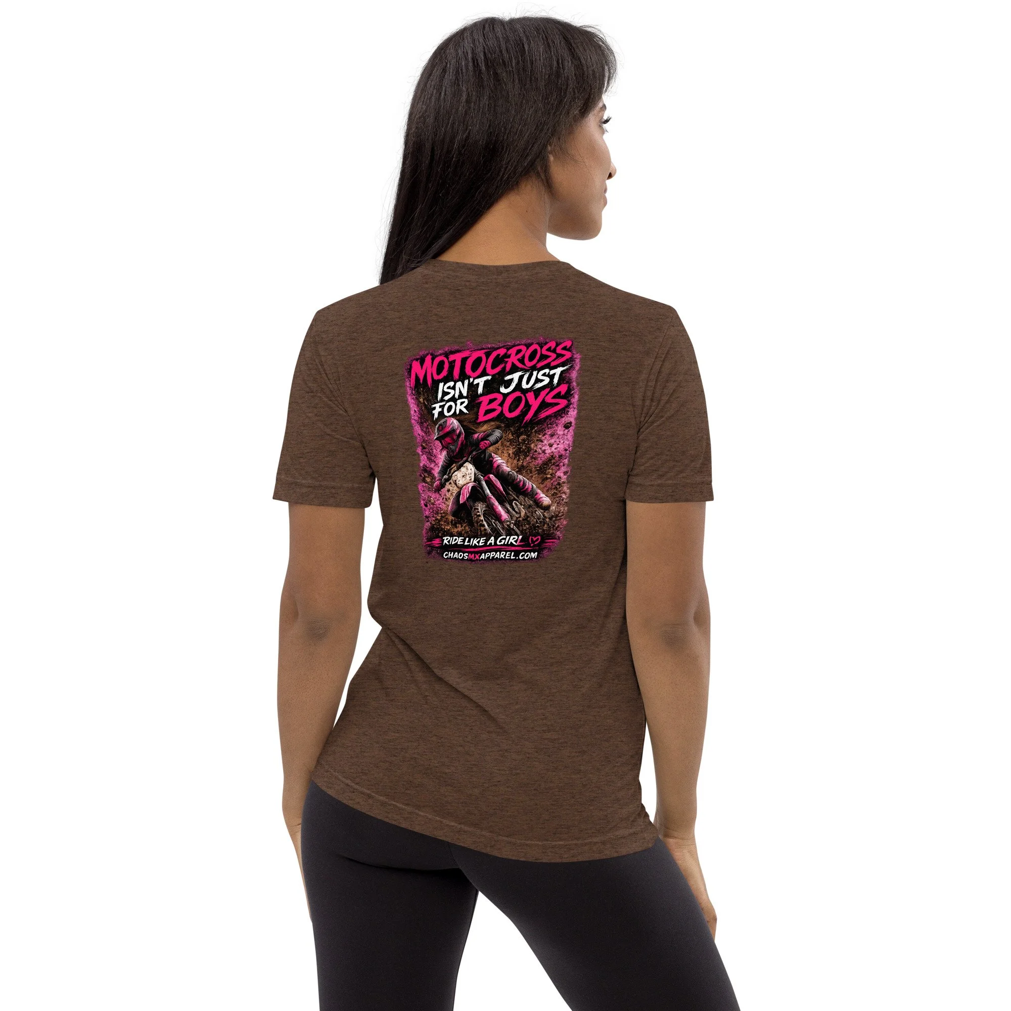 Motocross Isn't Just For Boys- Short sleeve t-shirt