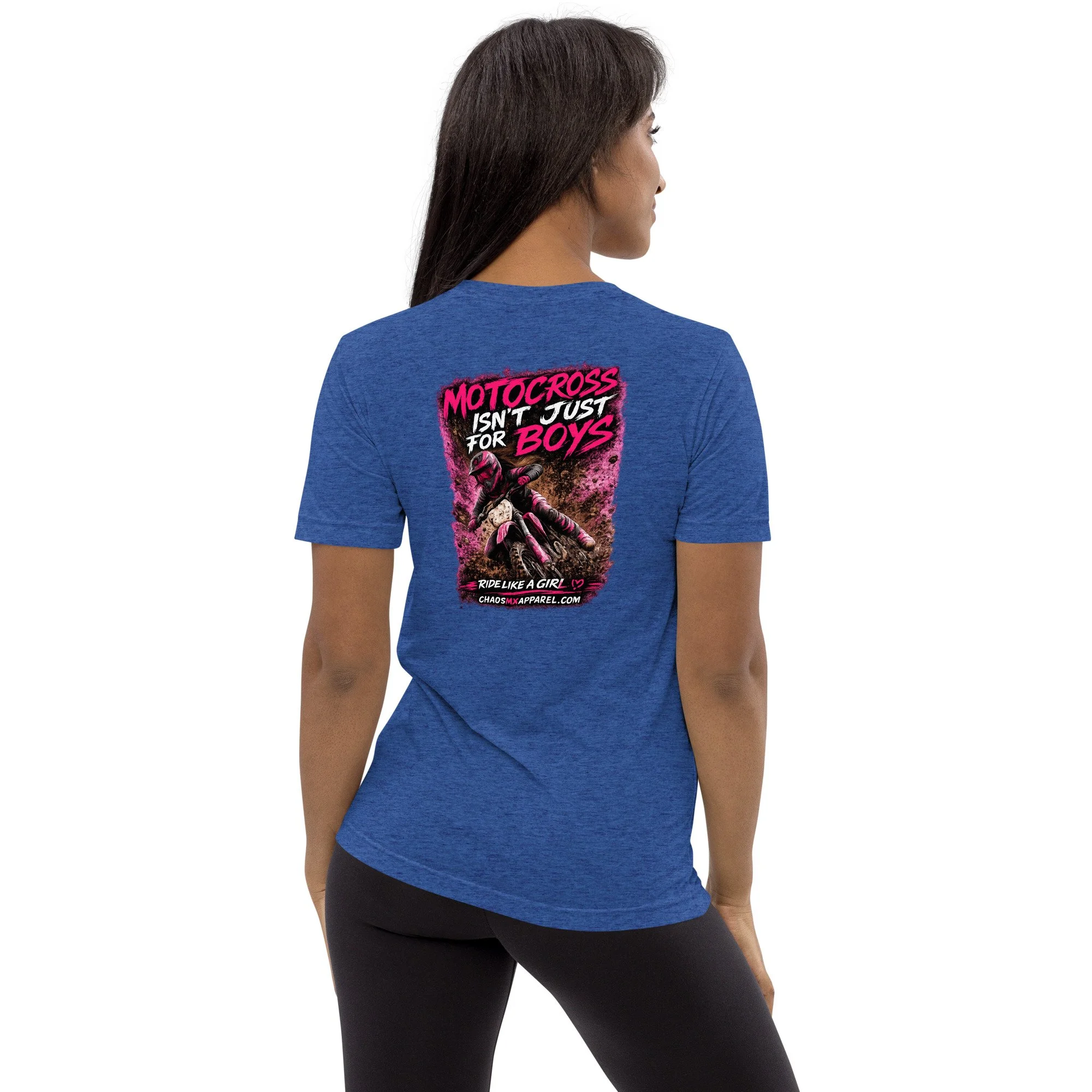 Motocross Isn't Just For Boys- Short sleeve t-shirt