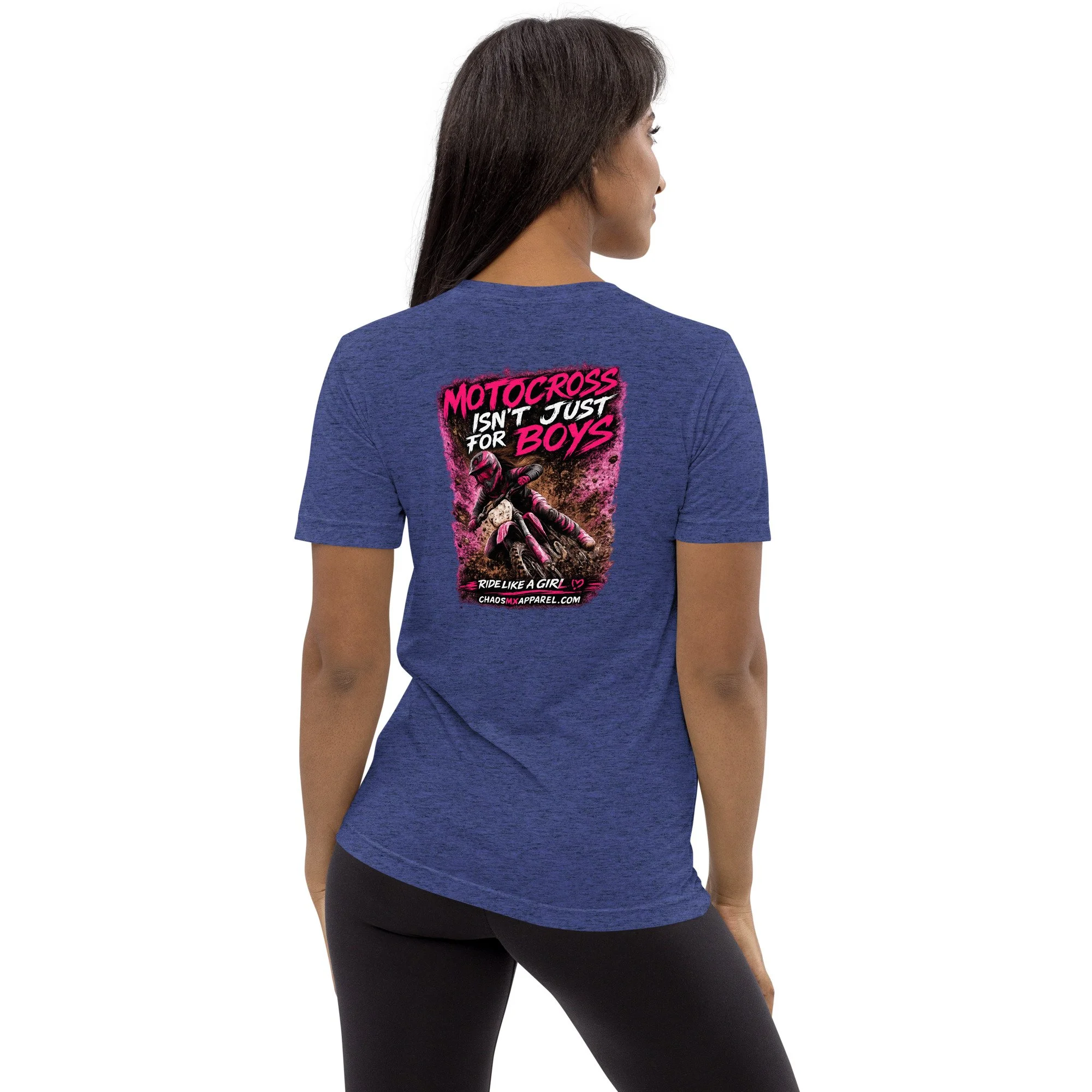 Motocross Isn't Just For Boys- Short sleeve t-shirt