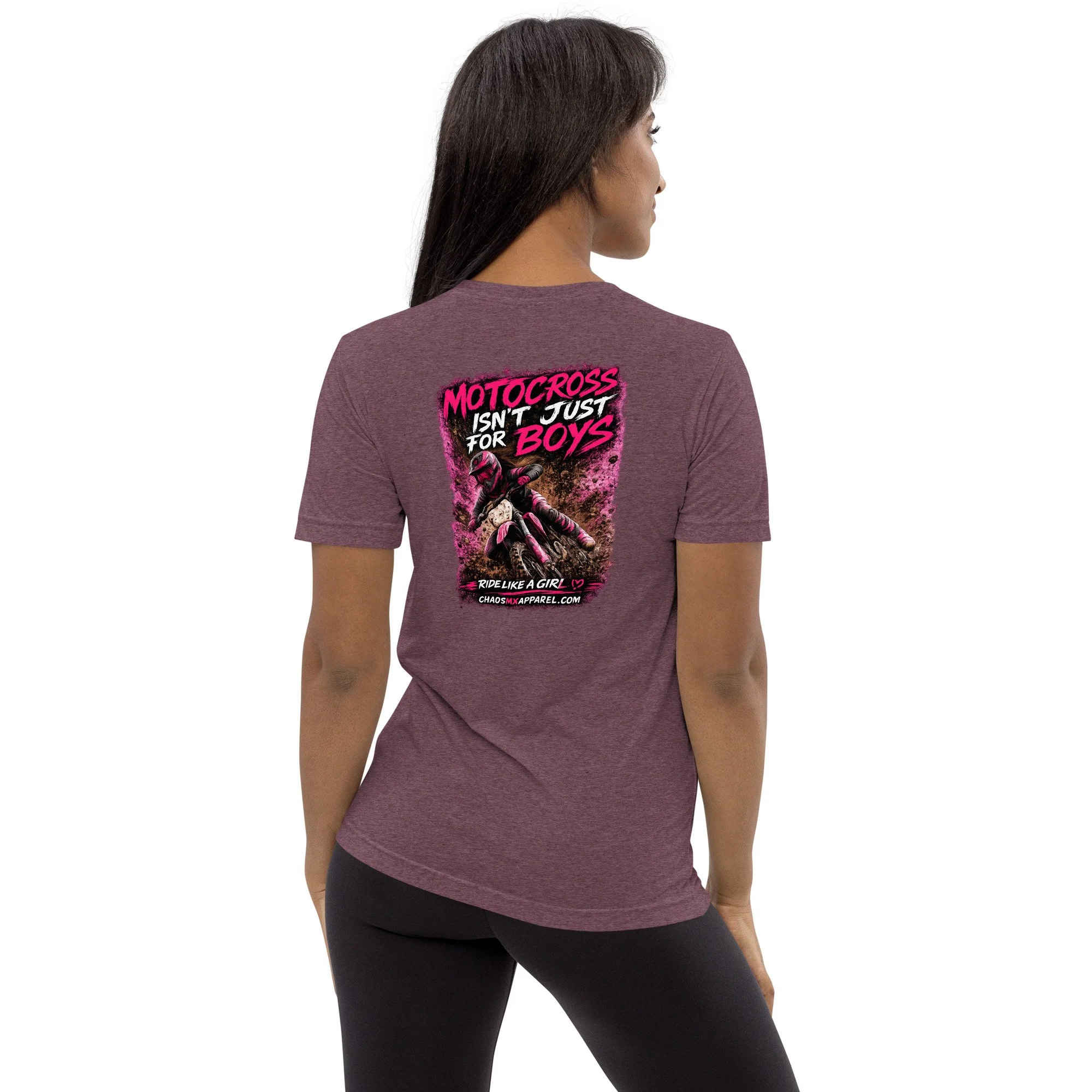 Motocross Isn't Just For Boys- Short sleeve t-shirt