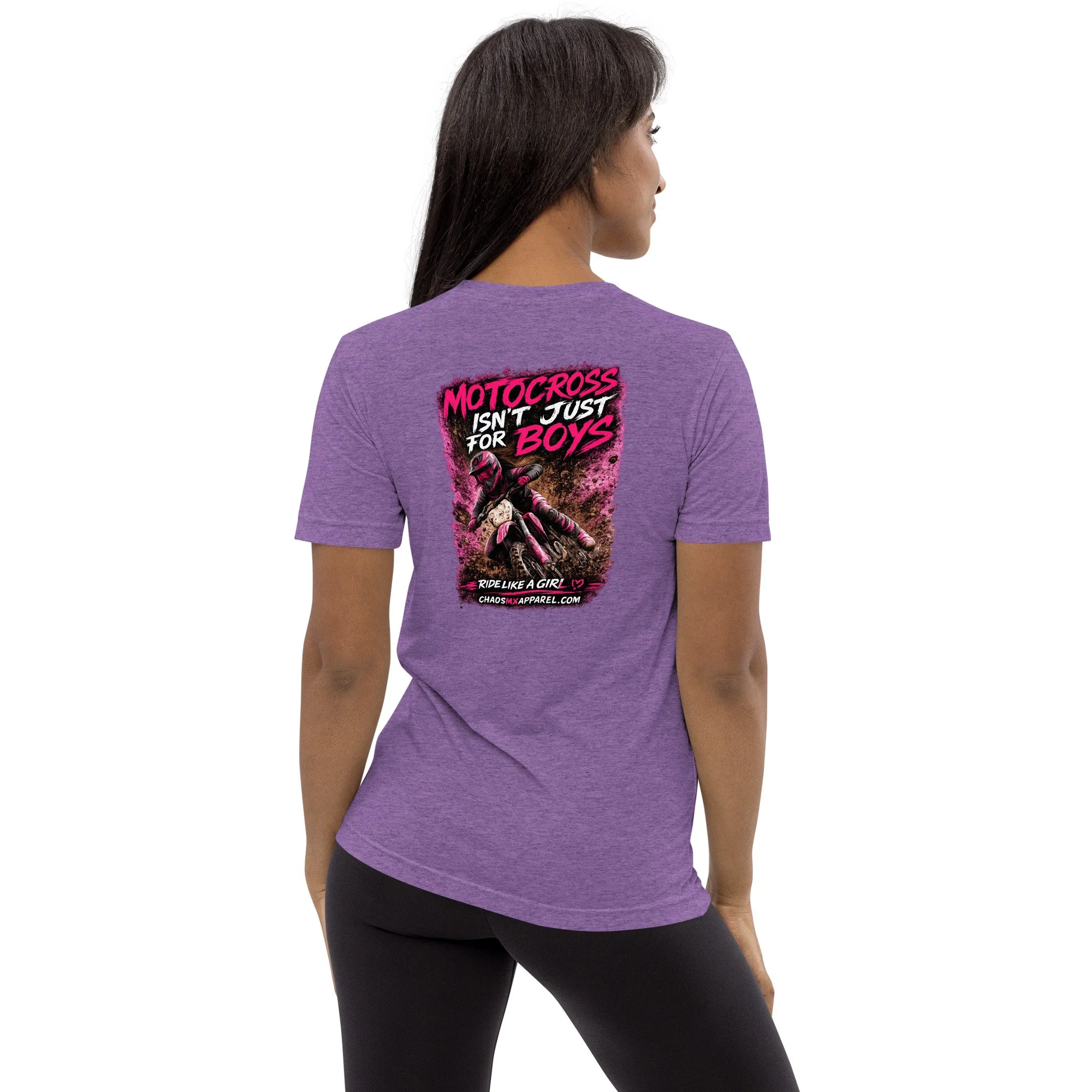 Motocross Isn't Just For Boys- Short sleeve t-shirt