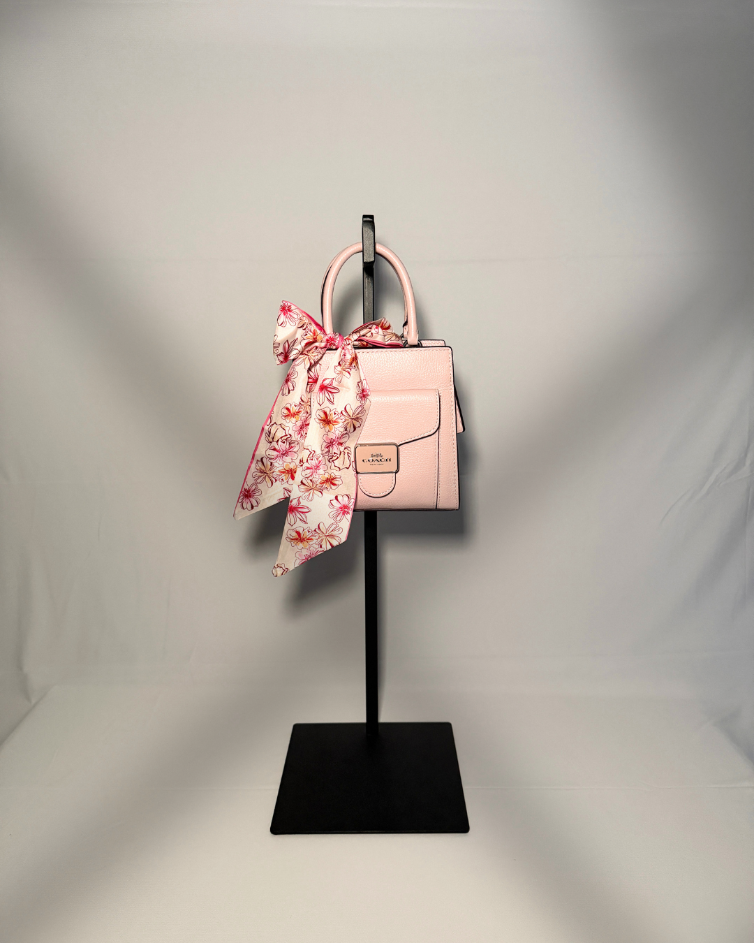 Coach Mini Pepper Crossbody | Shell Pink Pebble Leather
