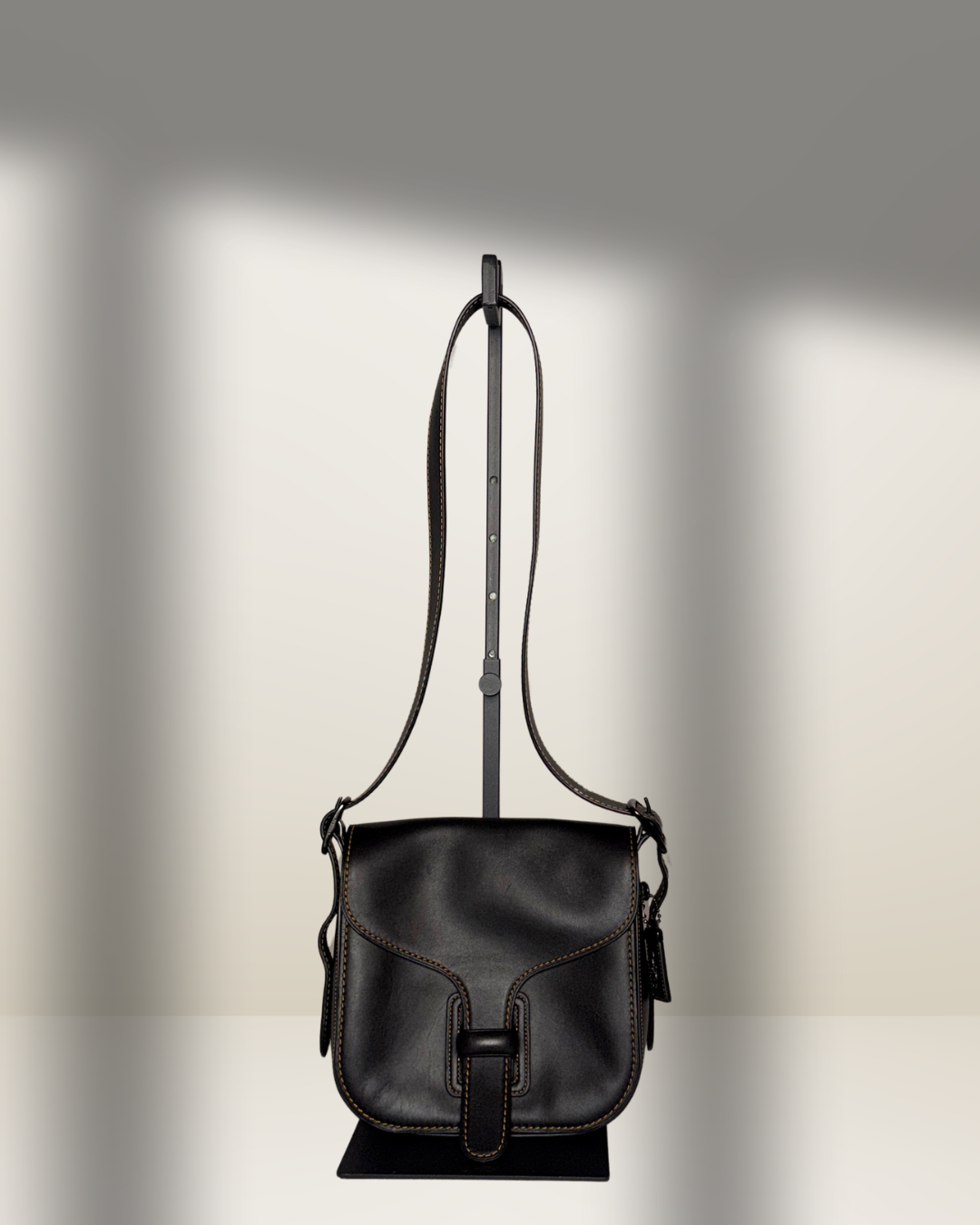 Coach Originals Courier Bag | Black Glovetanned Leather