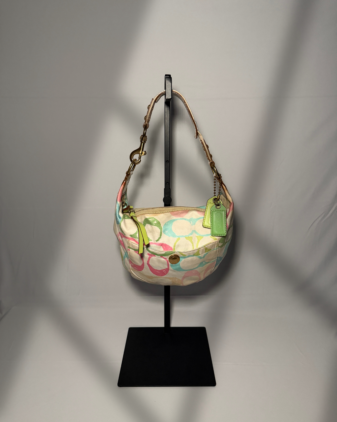 Coach Hamptons Weekend Scribble Demi Hobo | Pastel Multicolor