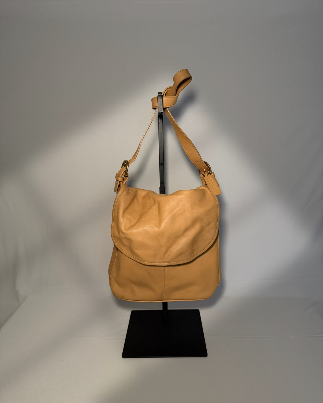 Vintage Coach Whitney Flap Hobo | Chamois Glove Tanned Leather