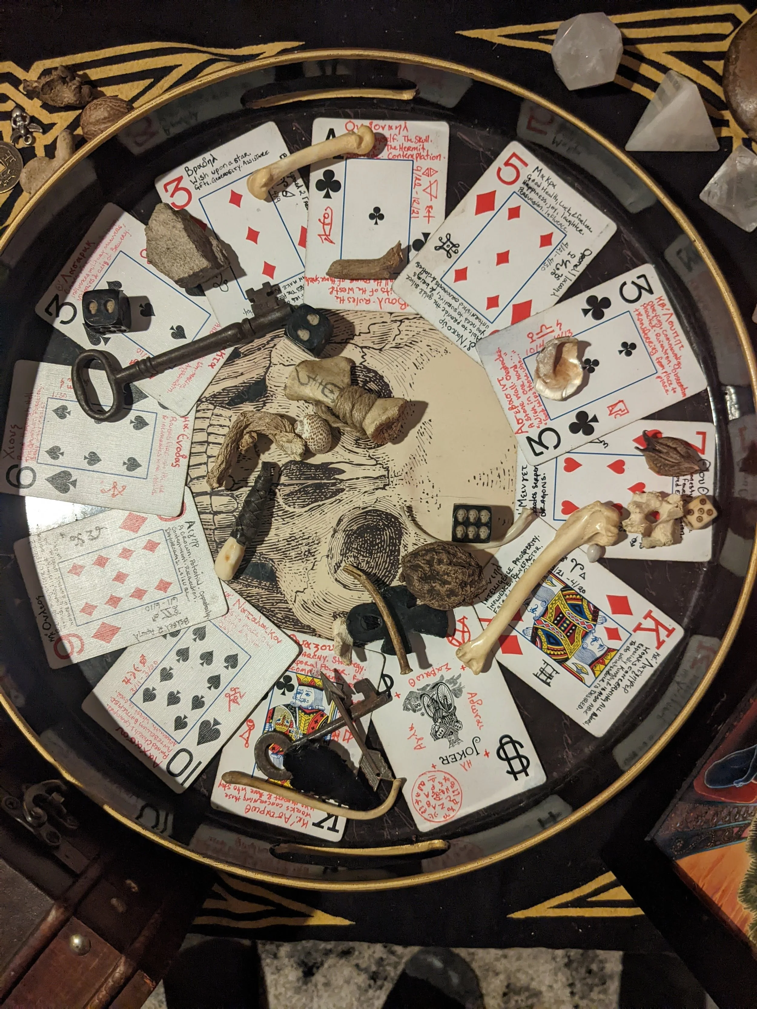 Cards and Bones example