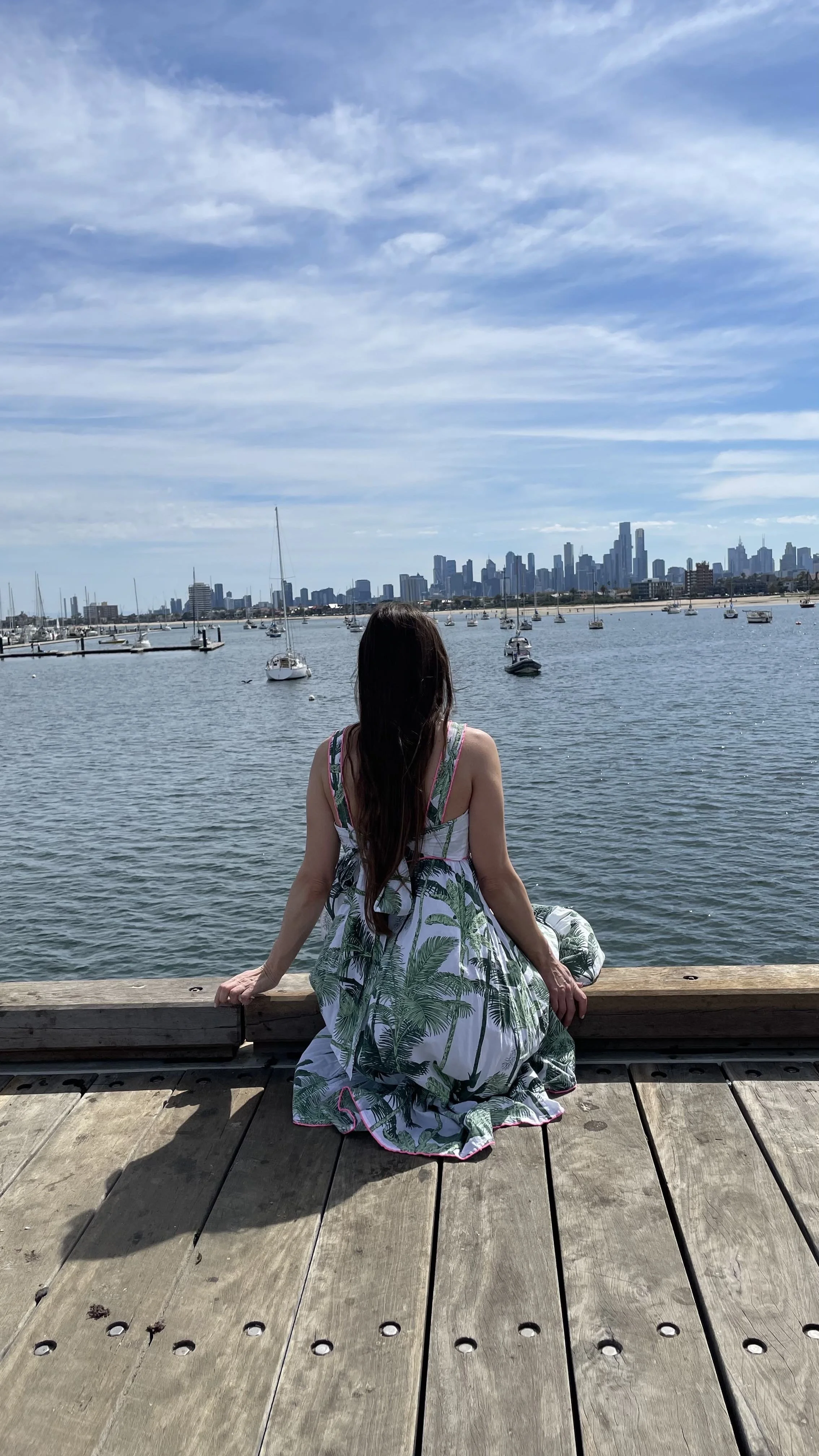 woman overlooking the ocean melbourne coaching