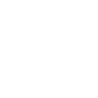 YouTube play button icon in black and white