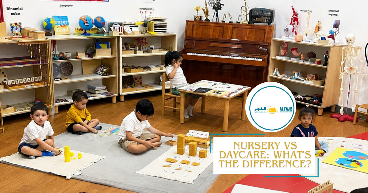 Nursery vs Daycare in Dubai