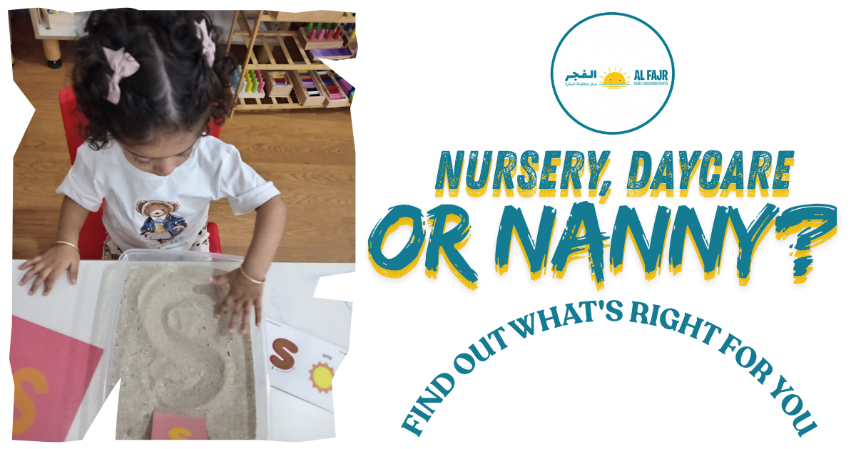 Nursery, Daycare or Nanny in Dubai?