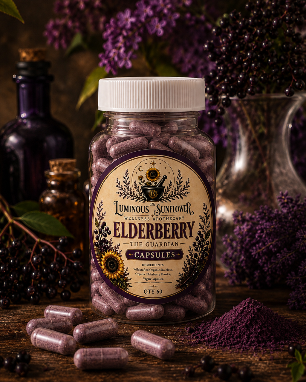 Elderberry Sea Moss Capsules