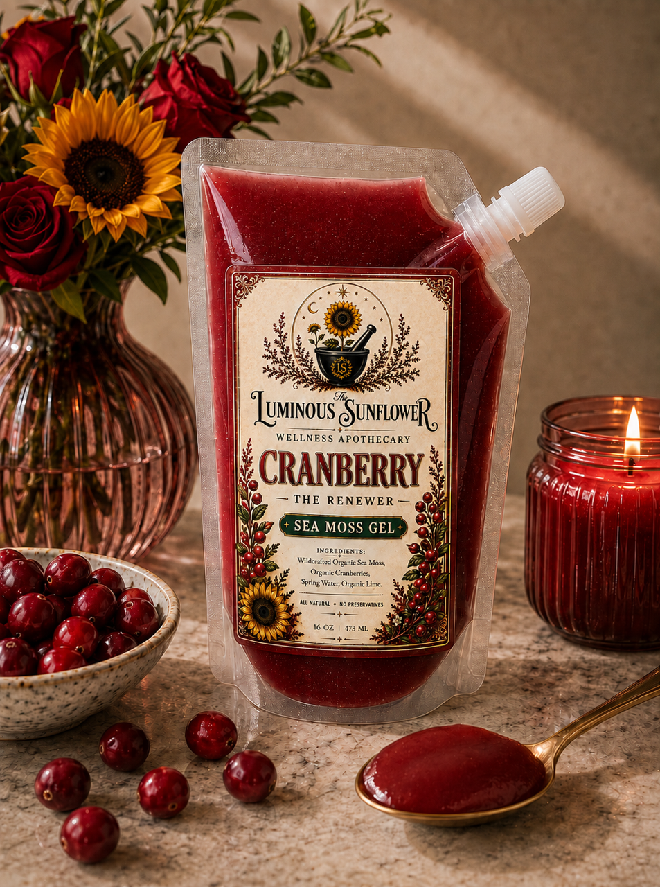 Cranberry Sea Moss Gel