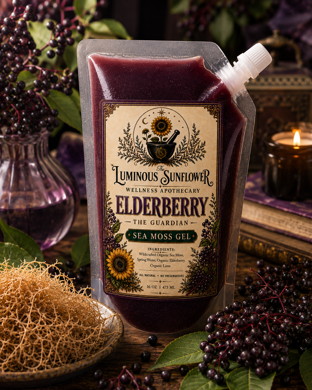 Elderberry Sea Moss Gel