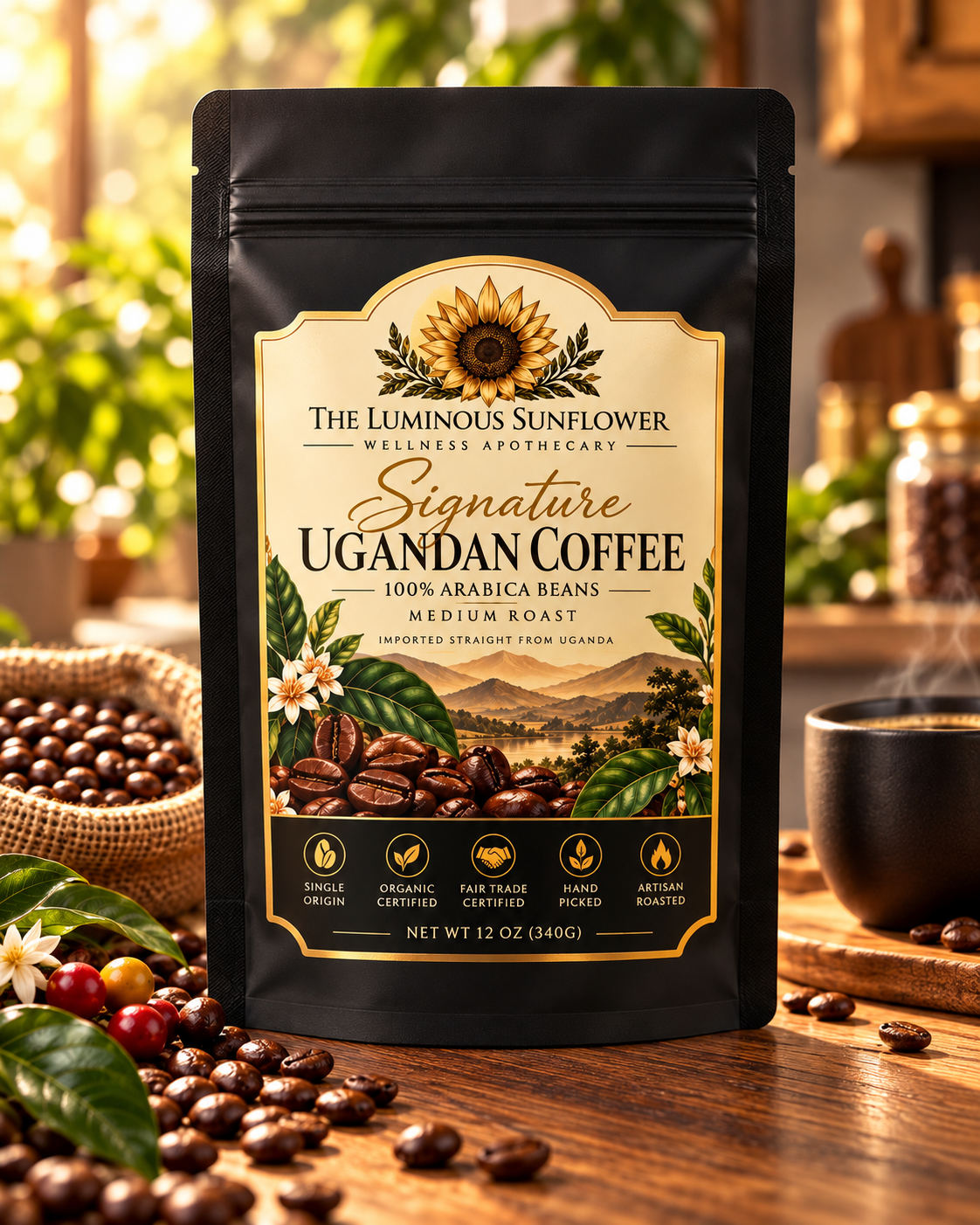 Signature Ugandan Coffee — Medium Roast | 12 oz
