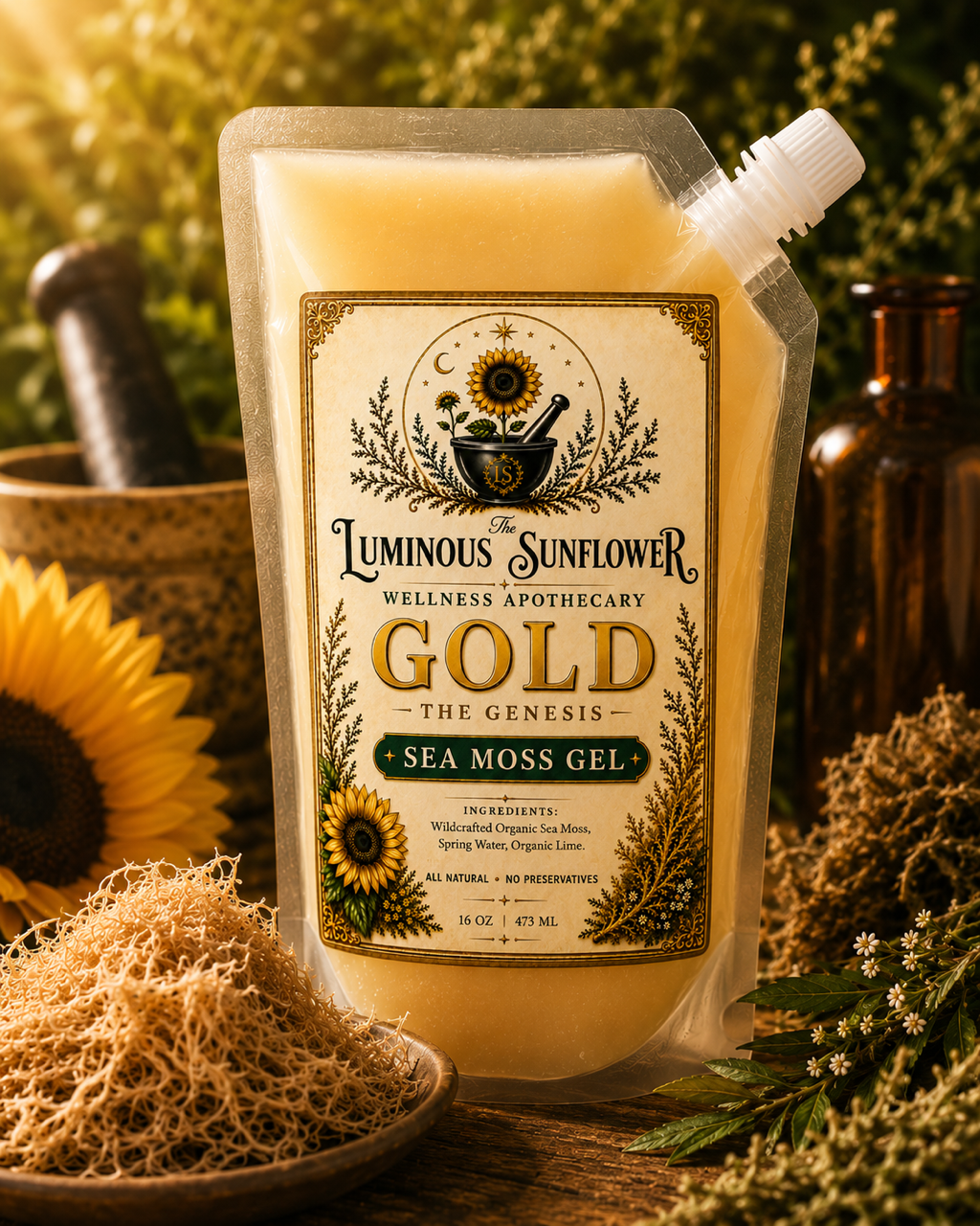 Gold Sea Moss Gel