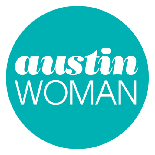 Circle logo with teal background and white text that reads 'Austin Woman'.