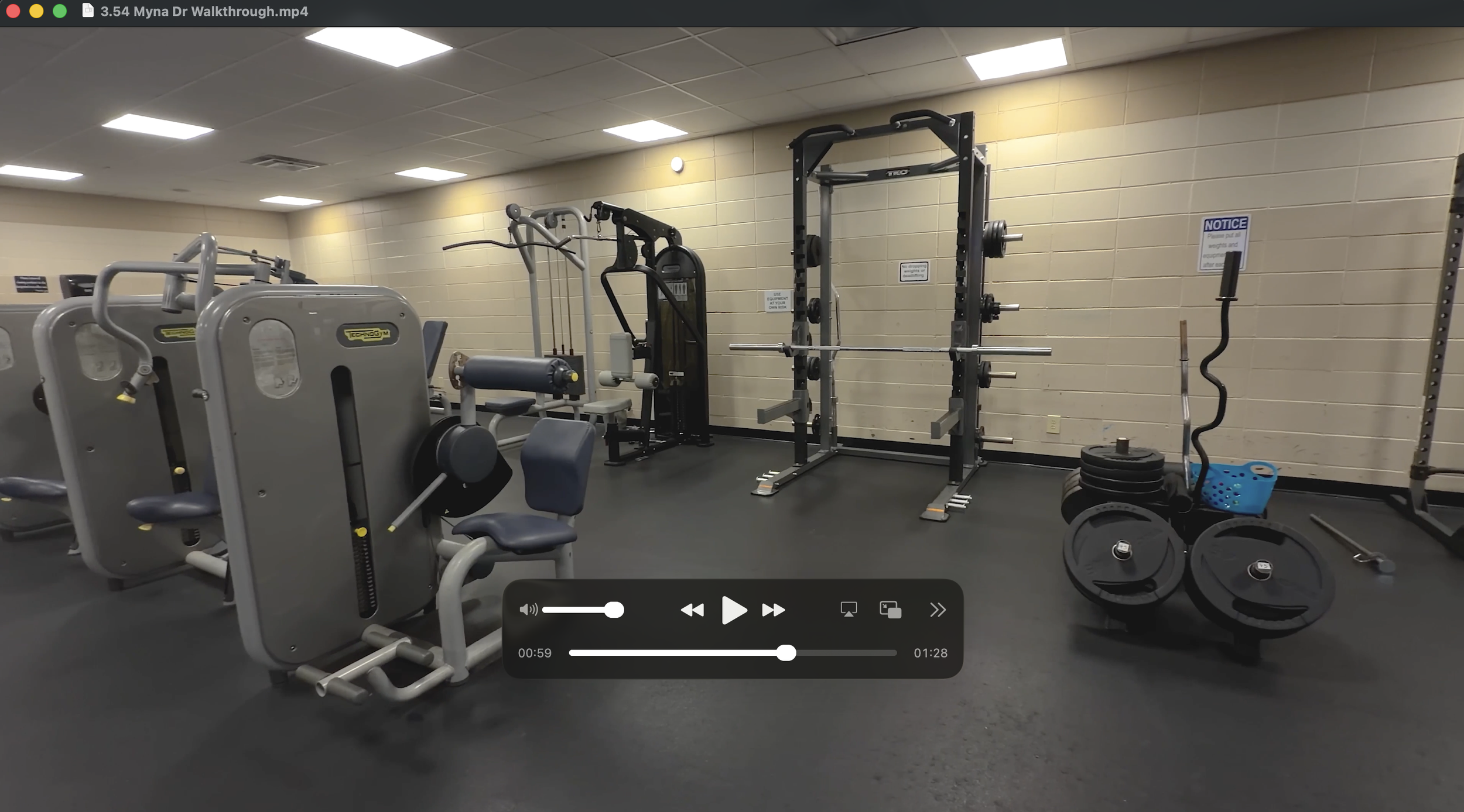 Fitness Room Walkthrough Video