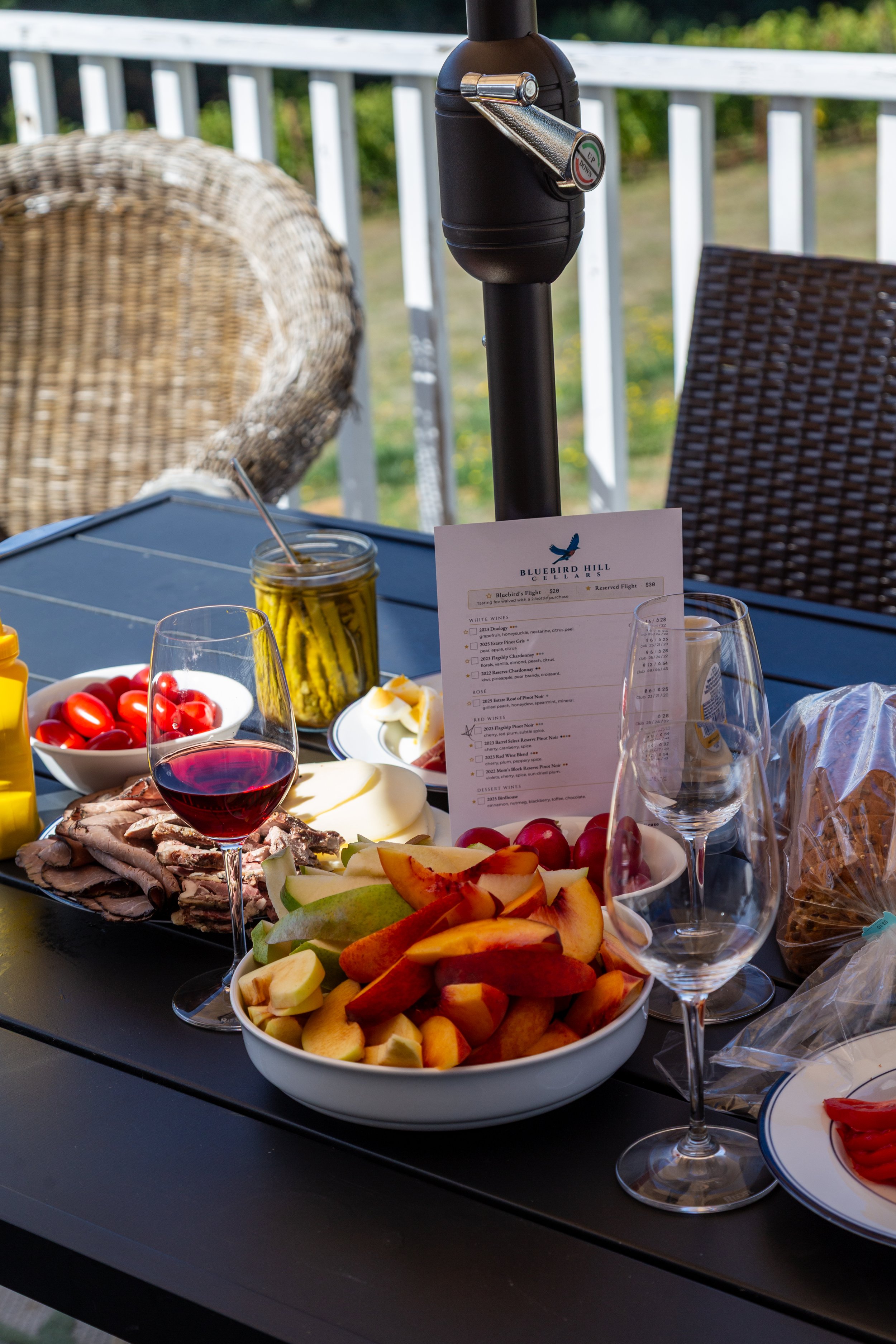 Lunch at Blue Hill Cellar 