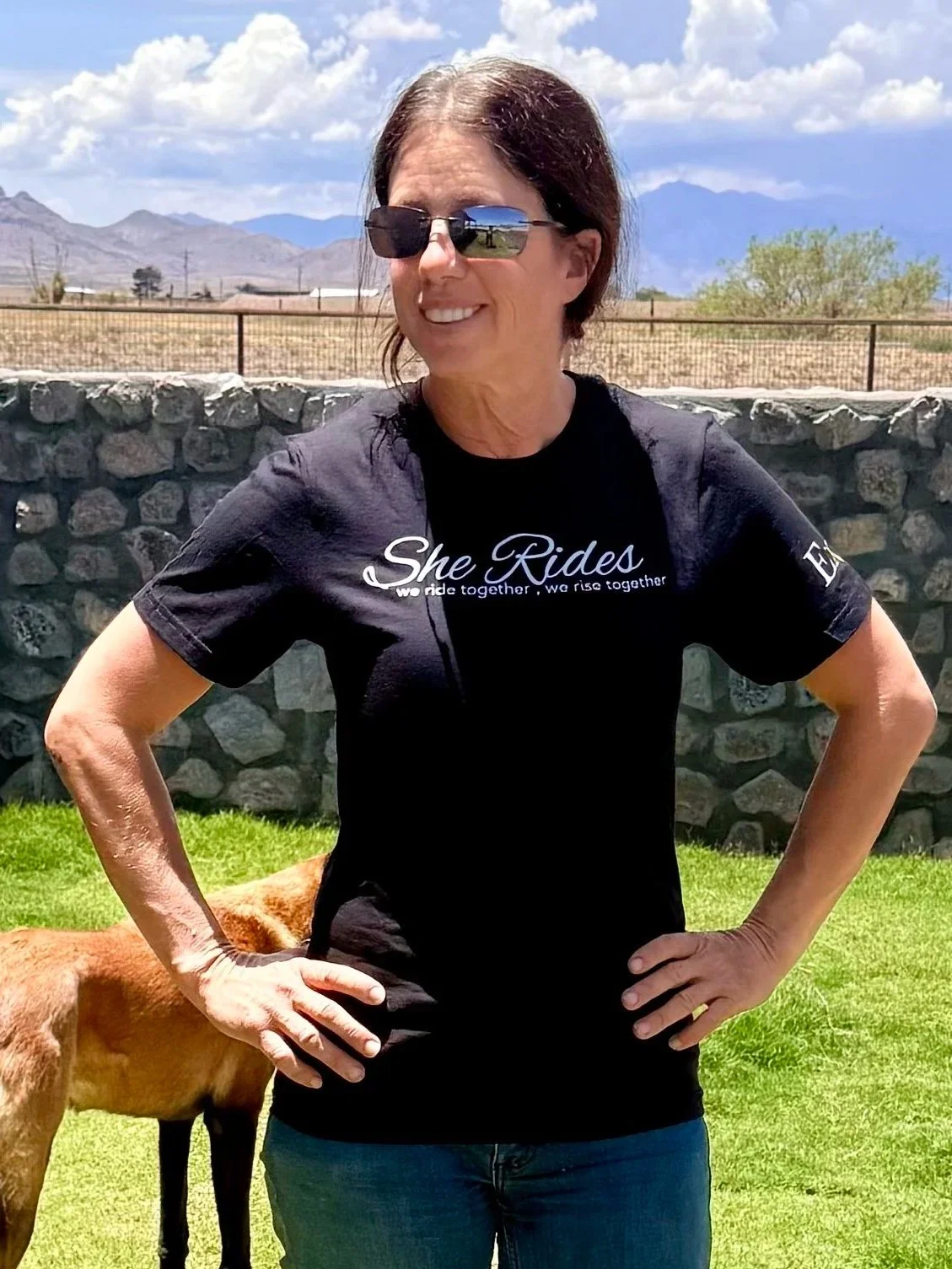 She Rides T-Shirt Front.jpg