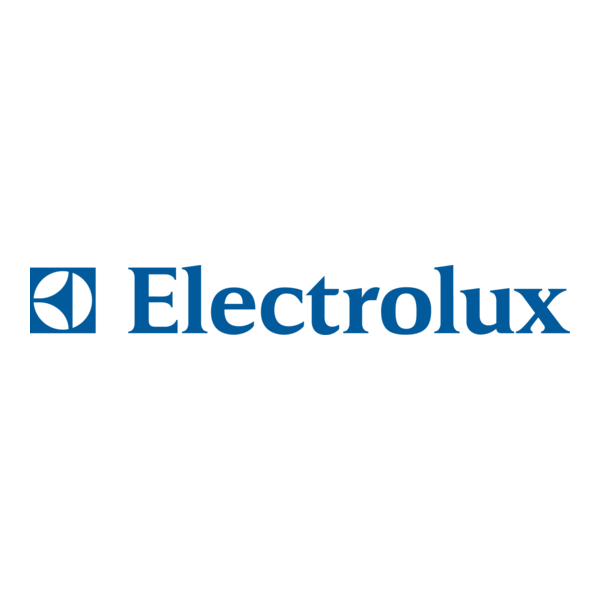 Electrolux logo with blue text and icon on a white background.