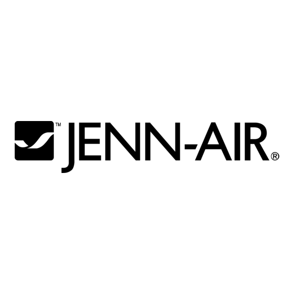 JENN-AIR logo in black and white.