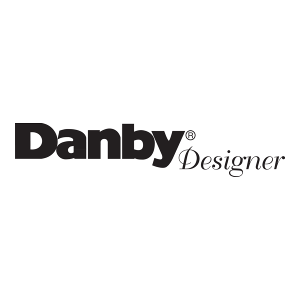 Logo with the text 'Danby Designer' in black on a white background.