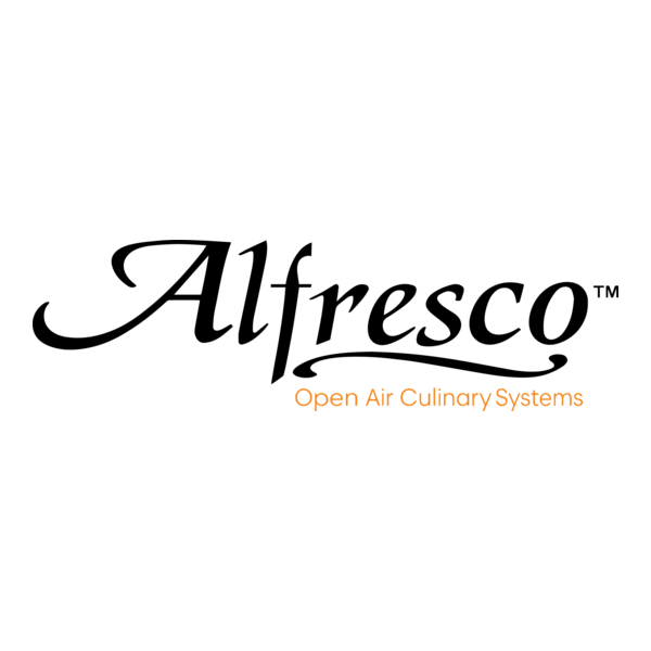 Alfresco logo with the tagline "Open Air Culinary Systems" in orange text.