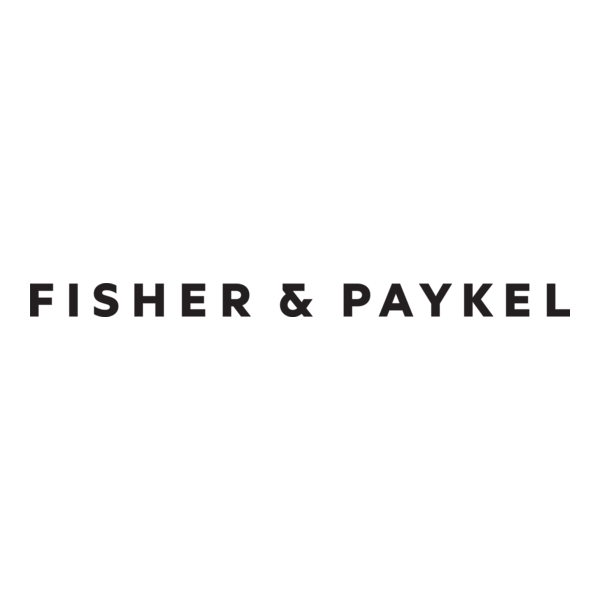 Fisher & Paykel logo in black text on a white background.