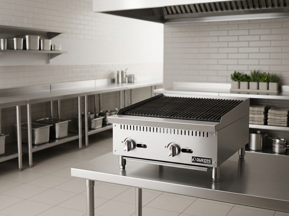 Dukers DCCB24 – 24" Countertop Commercial Charbroiler | Corners Supply